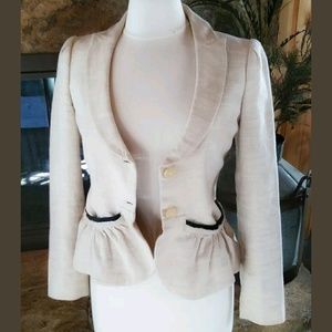 SOLD!!  R.E.D. Valentino Blazer/Jacket 42 Natural